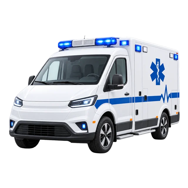 Electric emergency medical services ambulance