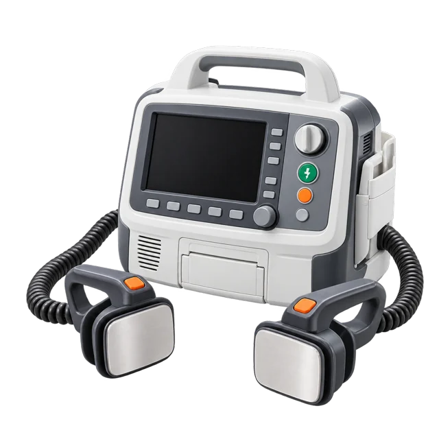 Defibrillator and external cardiac pacemaker